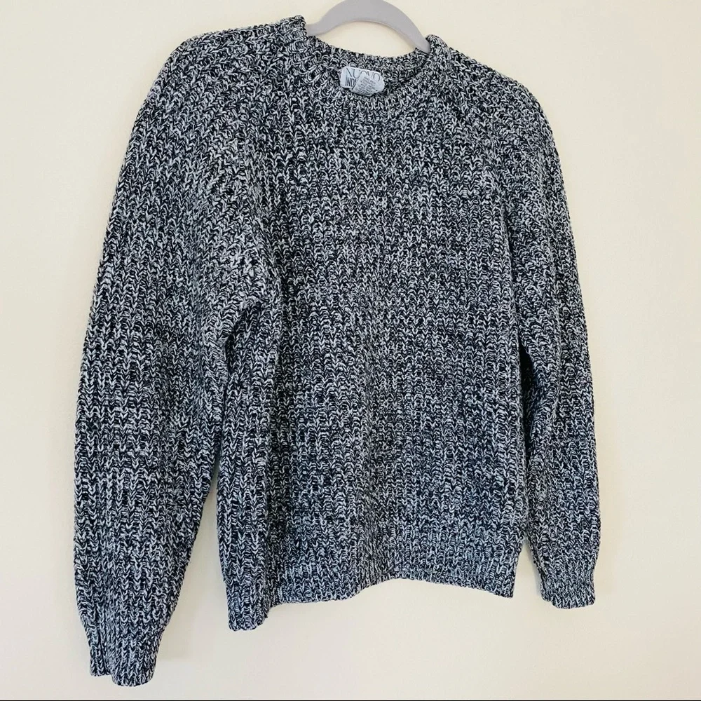 Vintage Nuovo long sleeve crew neck wool blend pullover sweater - Picture 8 of 8